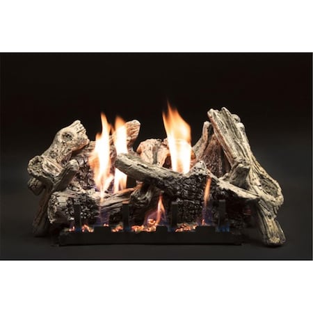 Empire 18 in. Burncrete Driftwood Log Set for Fireplace - 8 Piece LS18CD